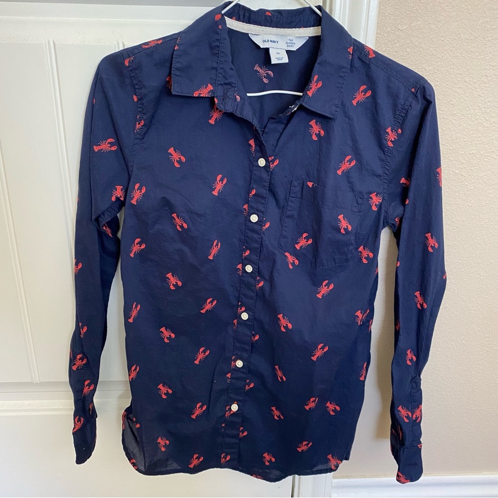 Old Navy Lobster The Classic Shirt Size XS